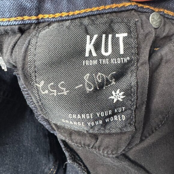 Kut from the Kloth Jeans Womens Size 10 Connie Ankle Skinny Dark Wash Stretch - Picture 7 of 12